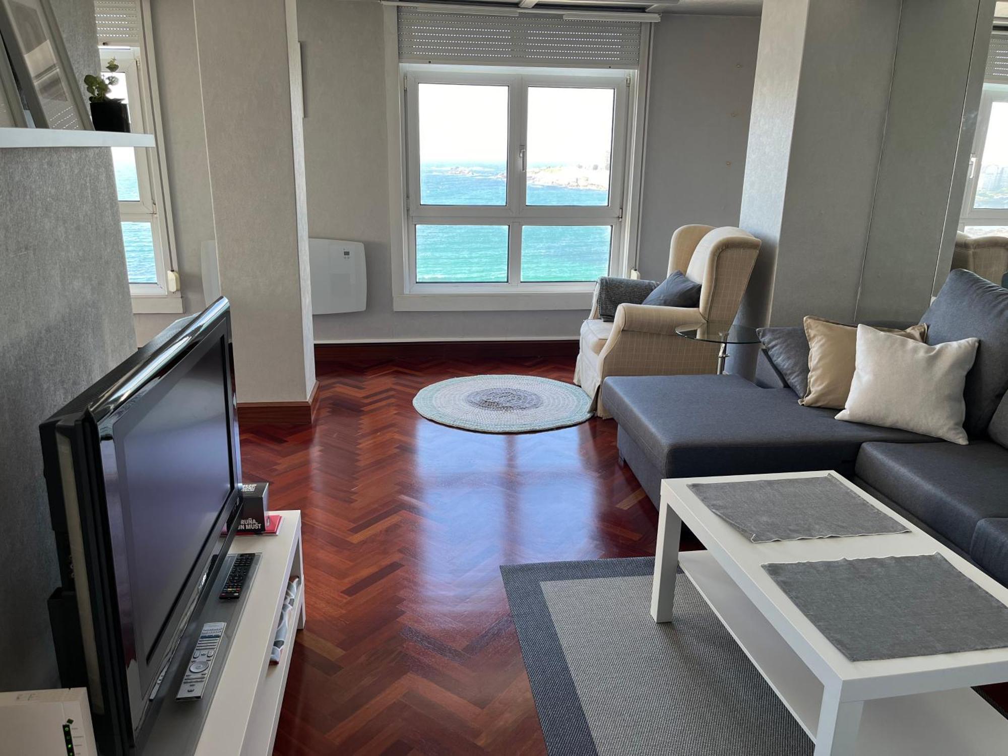 Primera Linea Playa Riazor Ла-Корунья Экстерьер фото